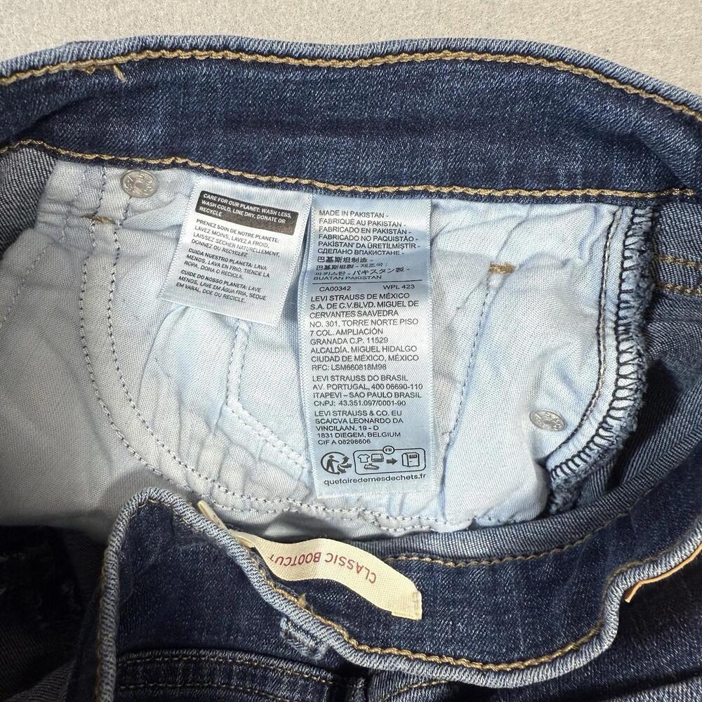 Levi’s Classic Bootcut Jeans Womens Size 6 Medium Wash Stretch Denim 31” Inseam - Picture 14 of 16